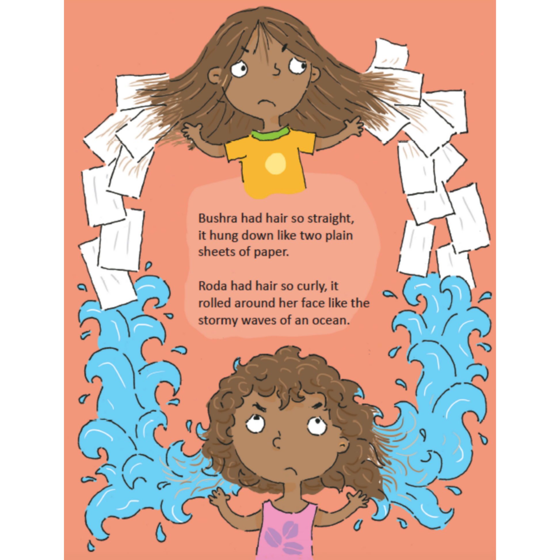 The Great Hair Exchange: Ruqaya's Bookshelf