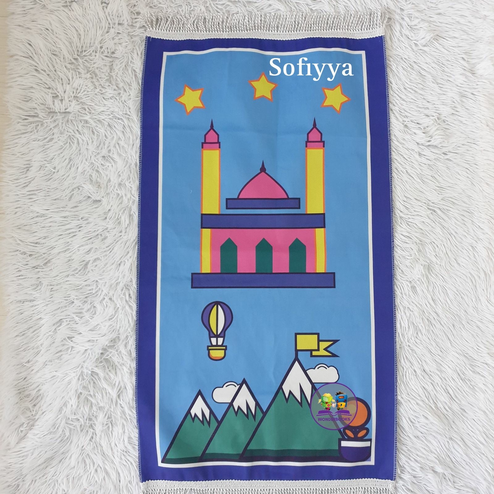 Kiddies Personalised Musallahs: Indigo Mountains