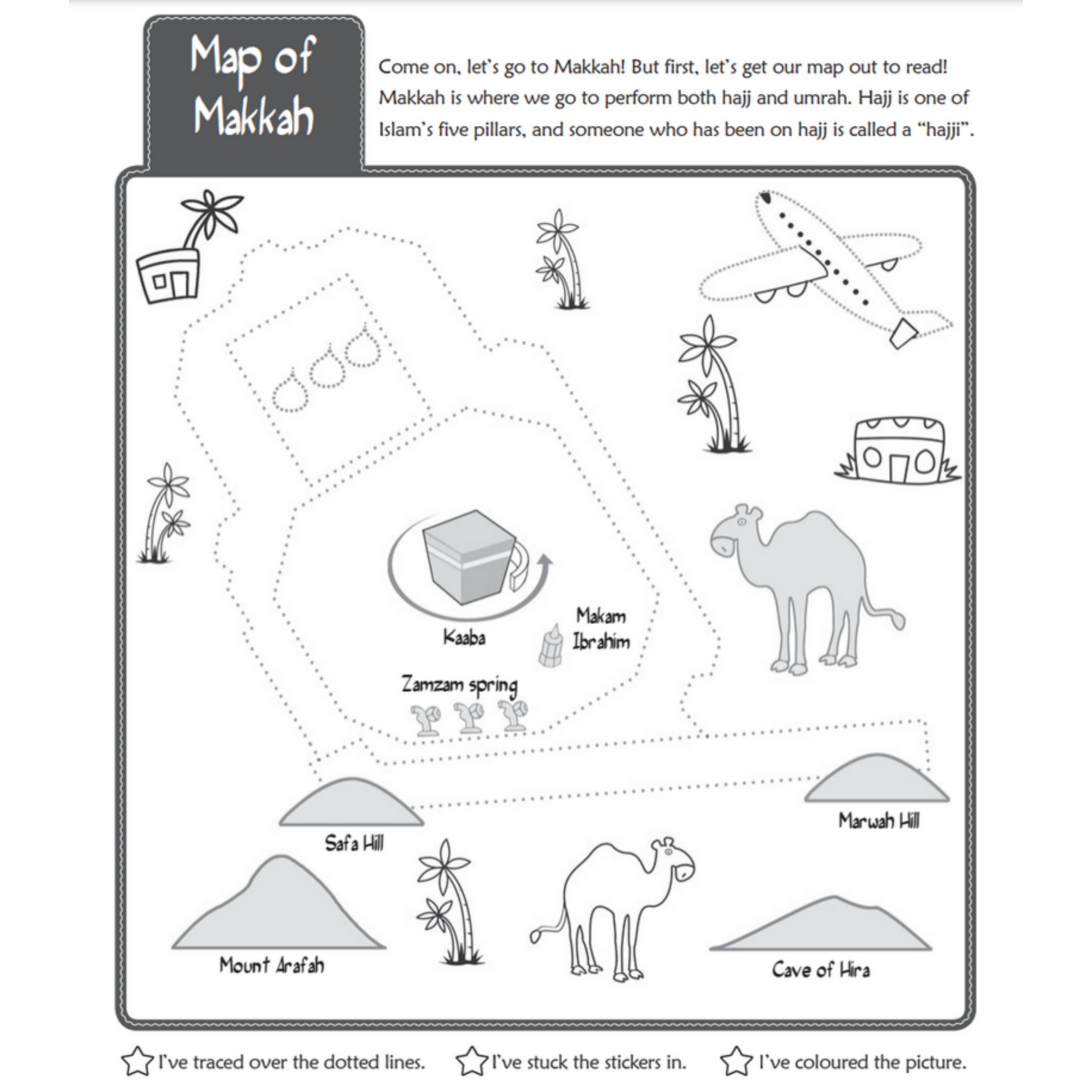 Makkah & Madinah Activity Book with Stickers