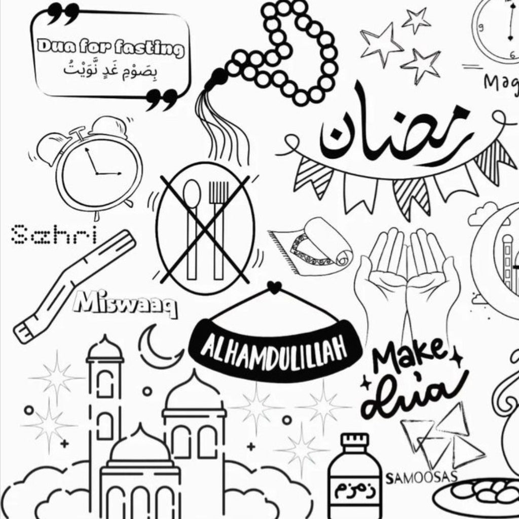 Colour & Wipe Ramadaan Doodle Mat