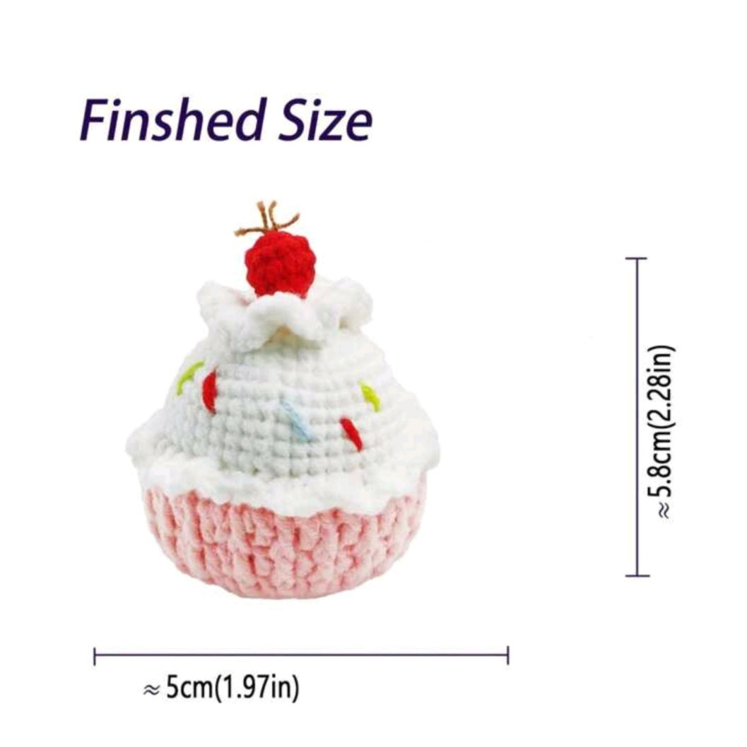 DIY Crochet Kit: Cupcake