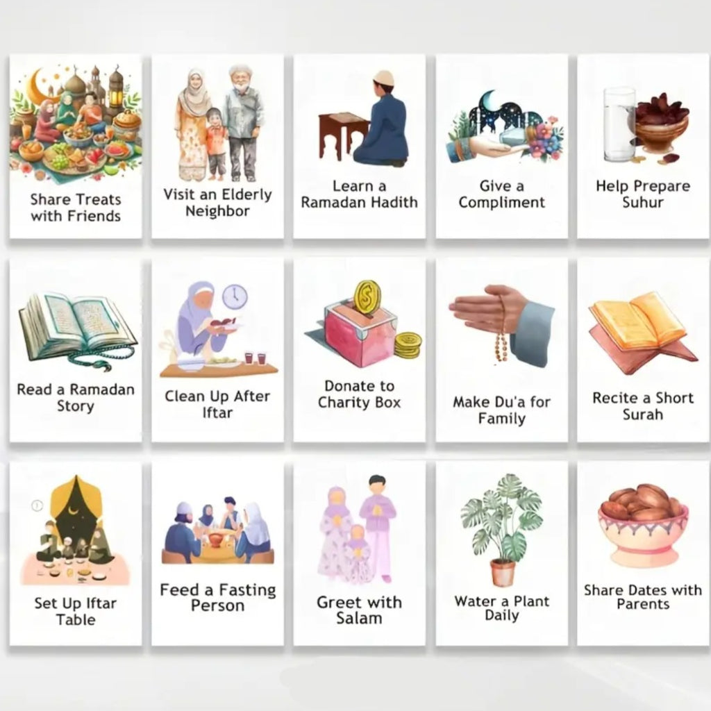 30 Days of Ramadan Kindness Cards