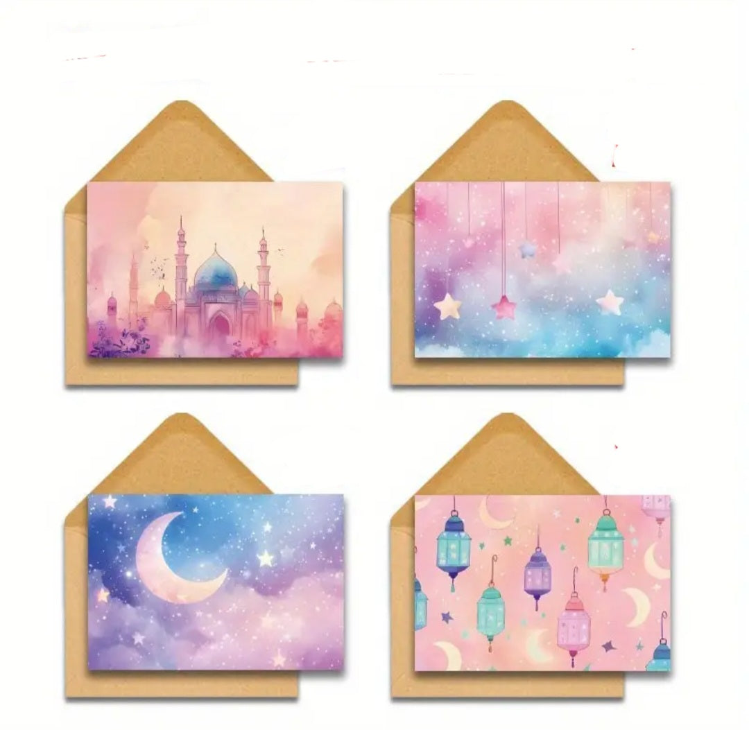 Eid Inspired Cards + Envelopes