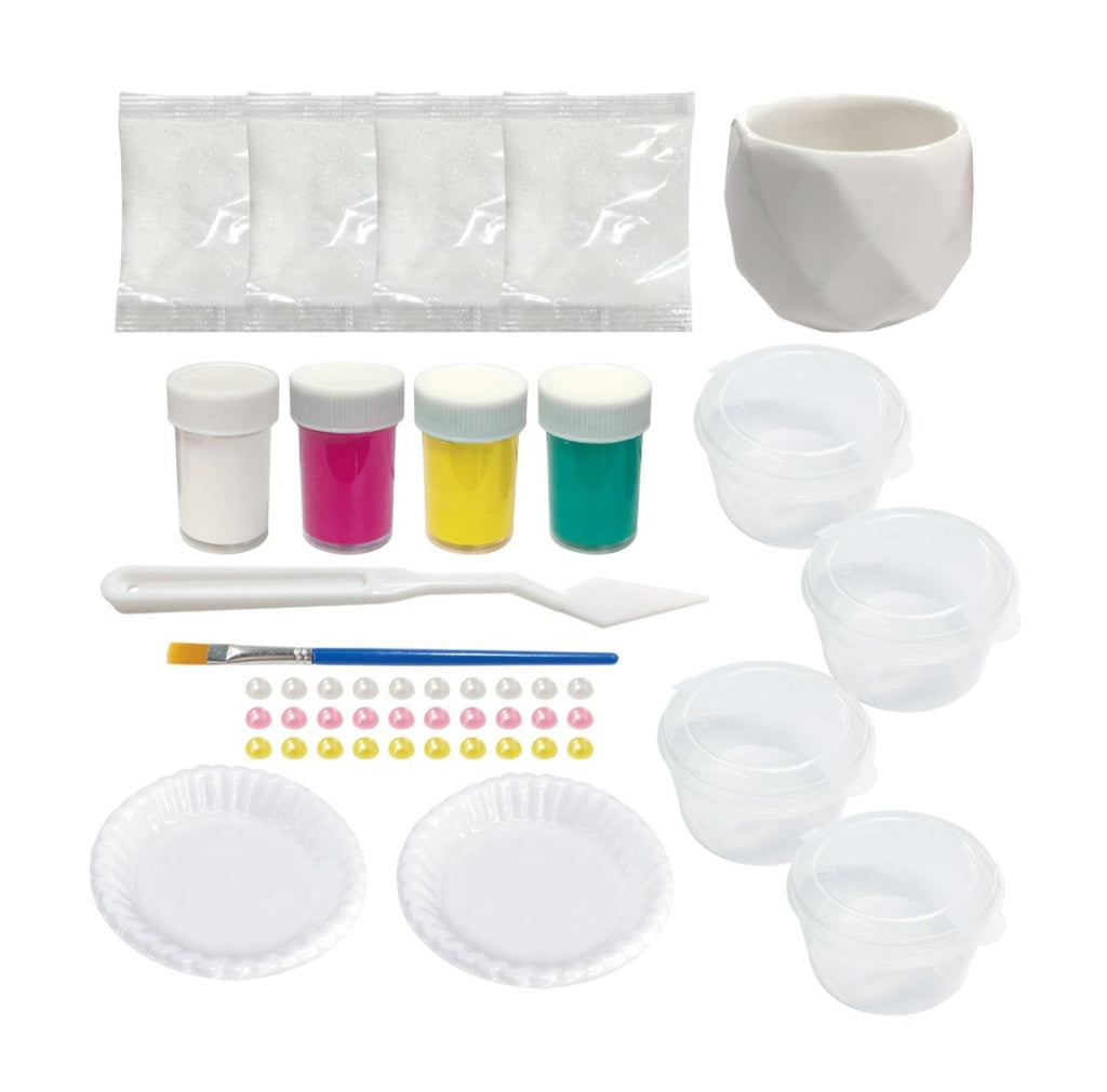 Sand Painting Craft Kit – Make Your Own Decorative Planter 🎨