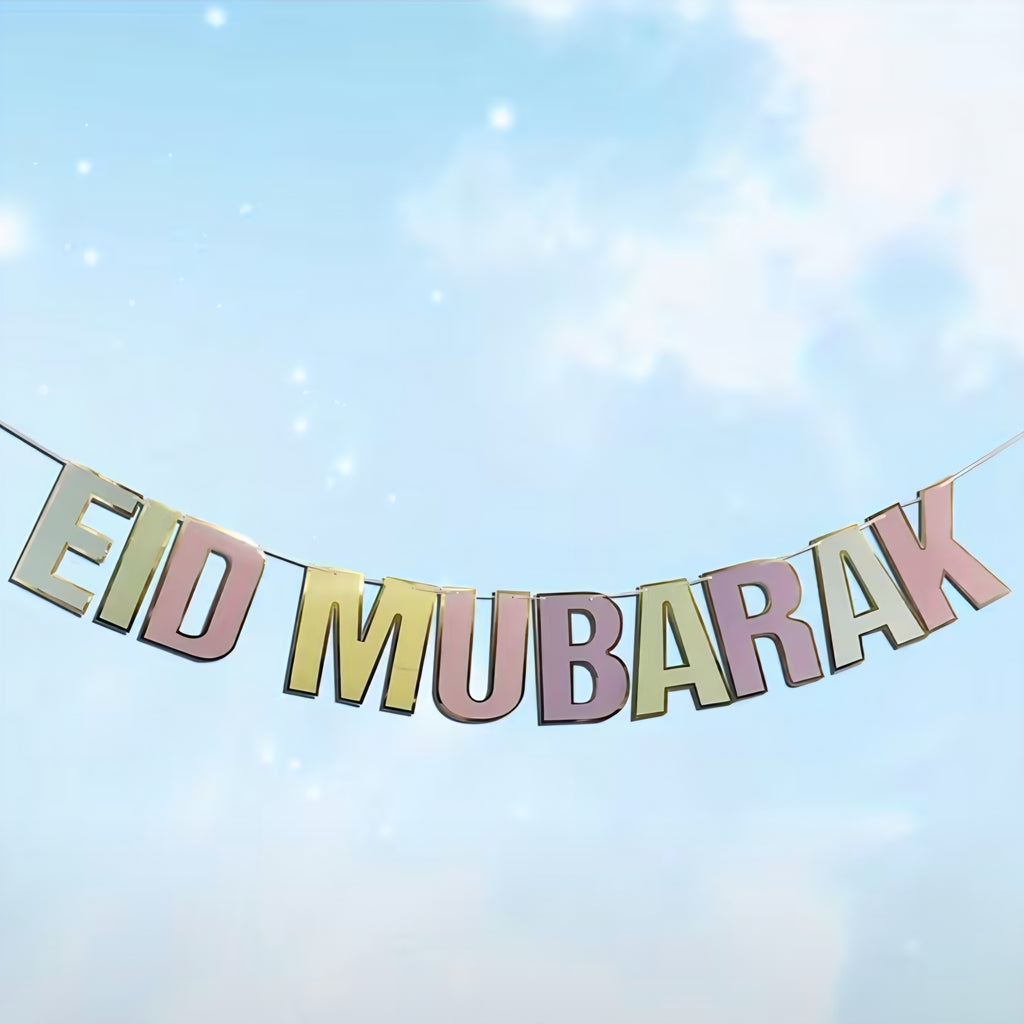 Pastel Eid Mubarak Banner