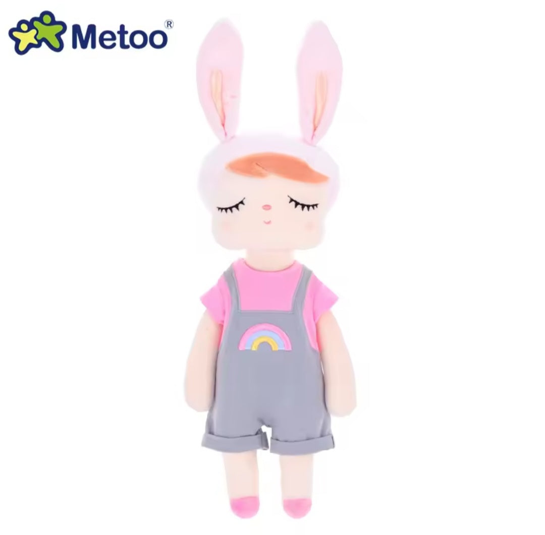 Metoo Rainbow Dungaree Doll