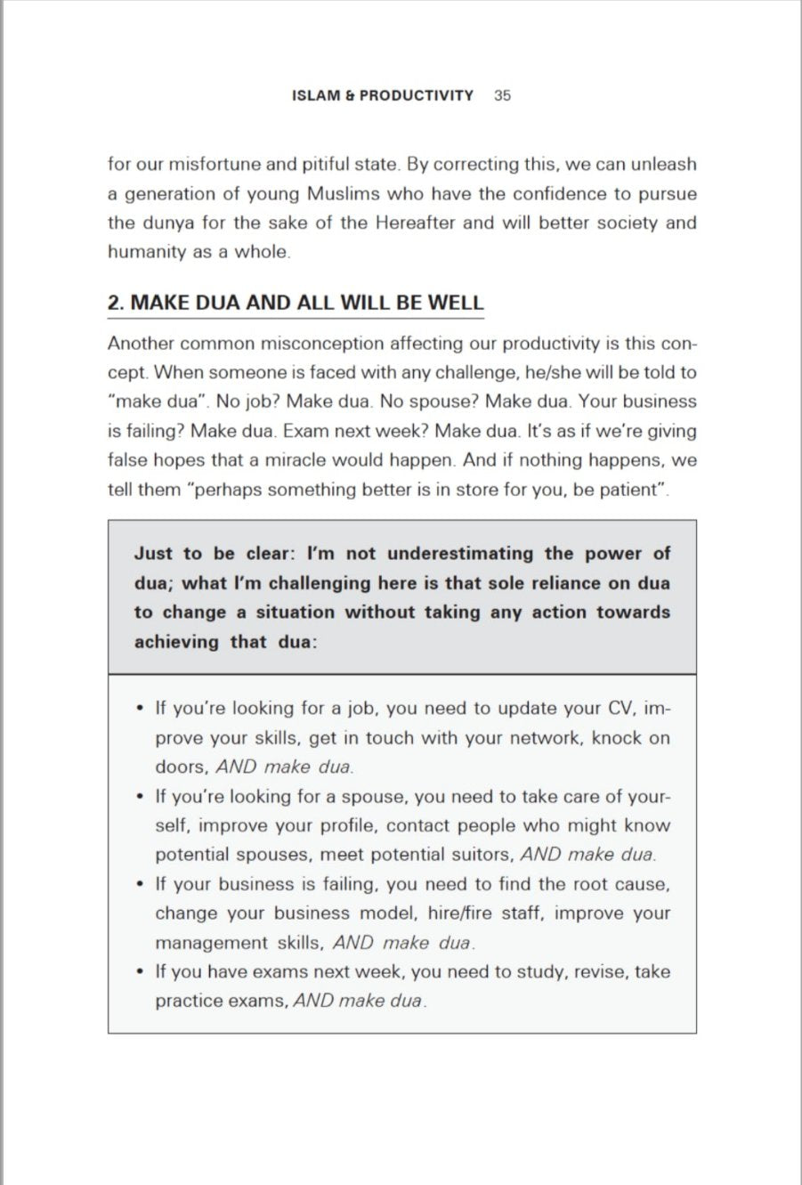 The Productive Muslim: Where Faith Meets Productivity