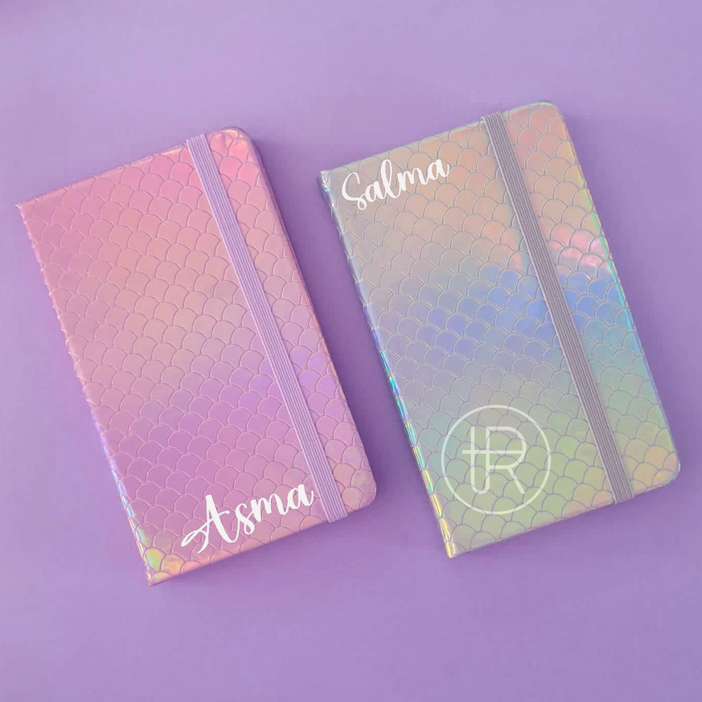 Personalised A6 Holographic Notebooks