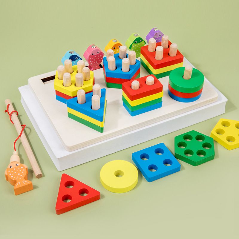 2 in 1 Fishing Game & Shape Sorter
