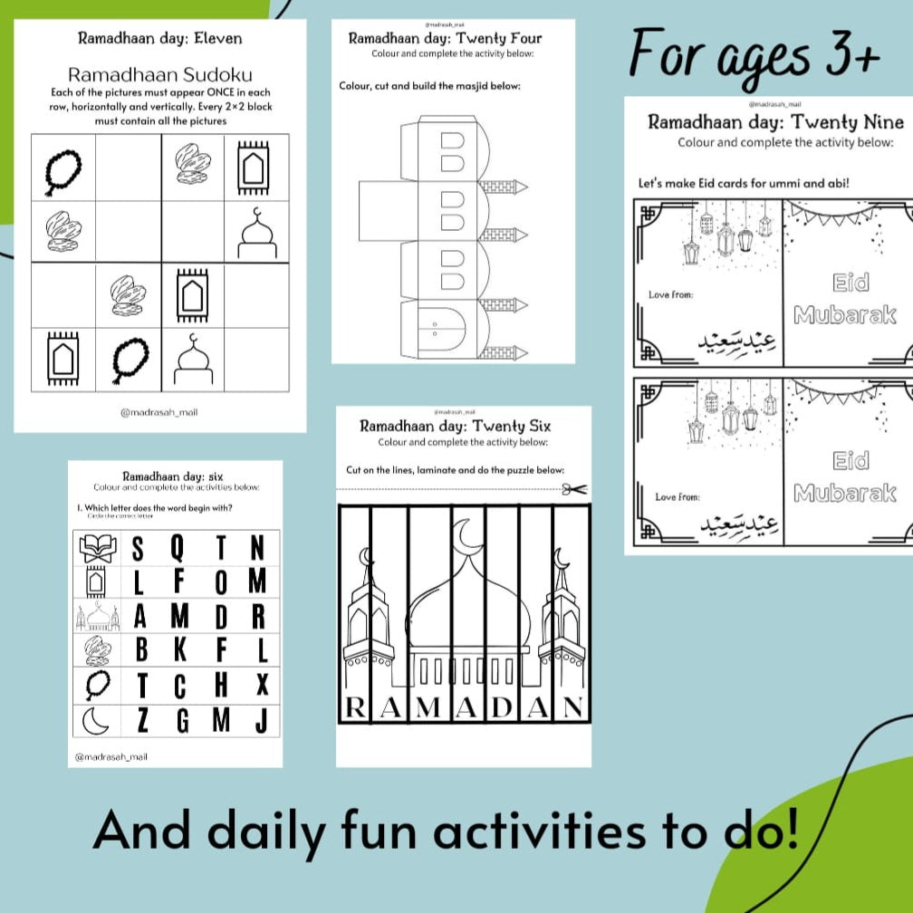 My Ramadhaan Activity Booklet: Madrasah Mail
