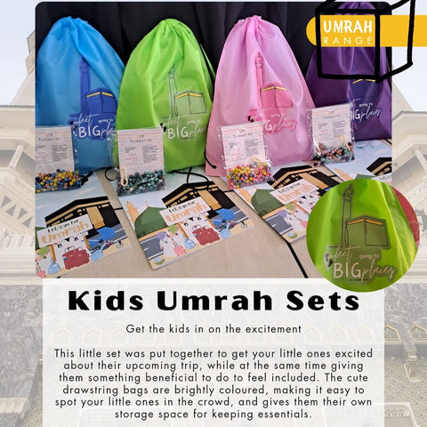 Kids Umrah Sets: Little feet going to Big places