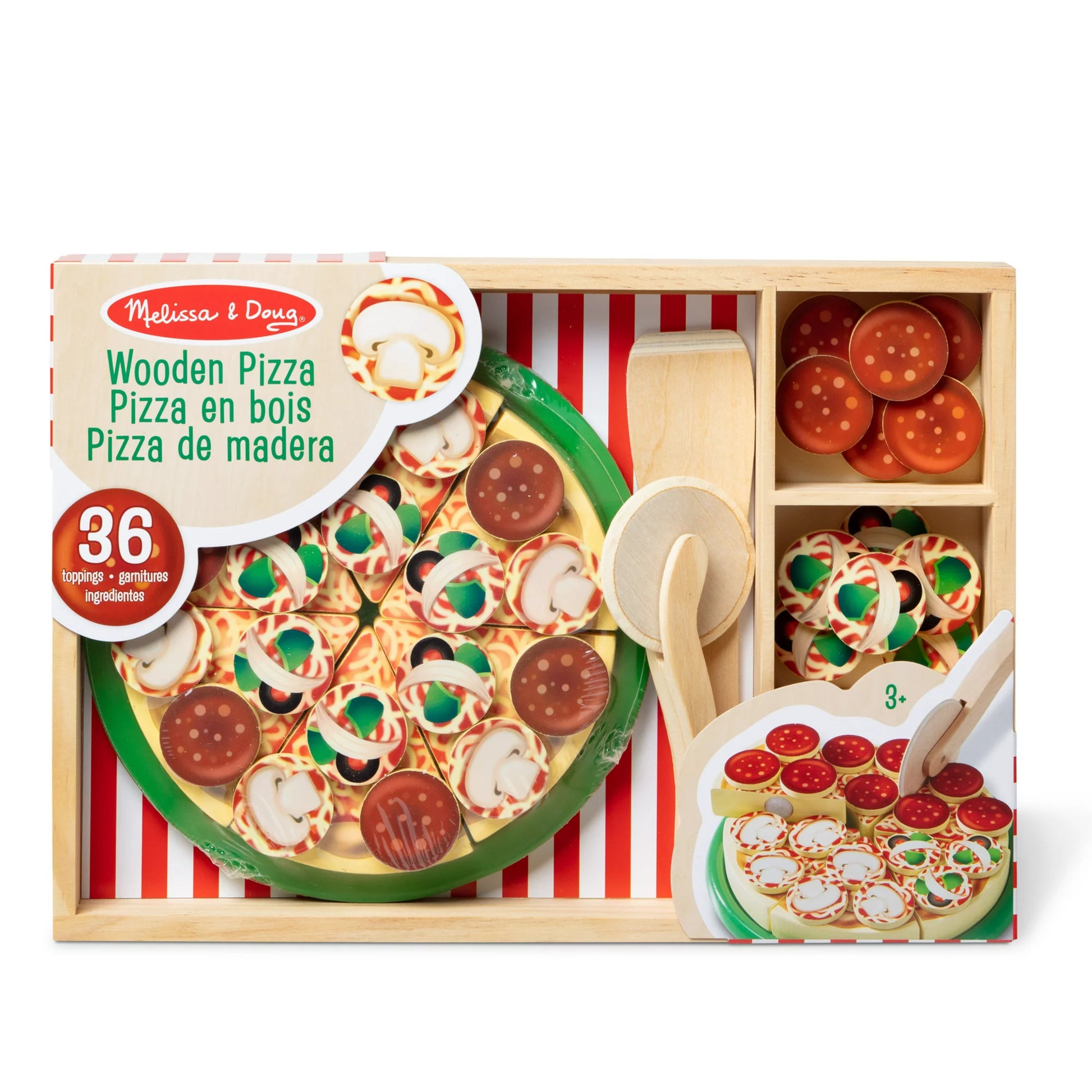 Wooden Pizza Toy by Melissa & Doug