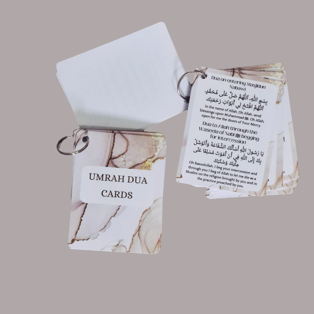 Umrah Dua Cards