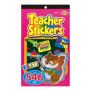 Teacher Reward Sticker Pad: 546 PCS