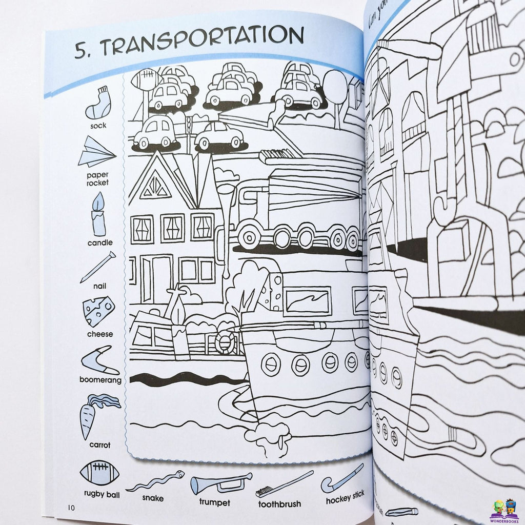 Stimulating Brain Teasers: Let's Find the Pictures Book 1