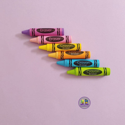 Novelty Erasers: Pack of 6