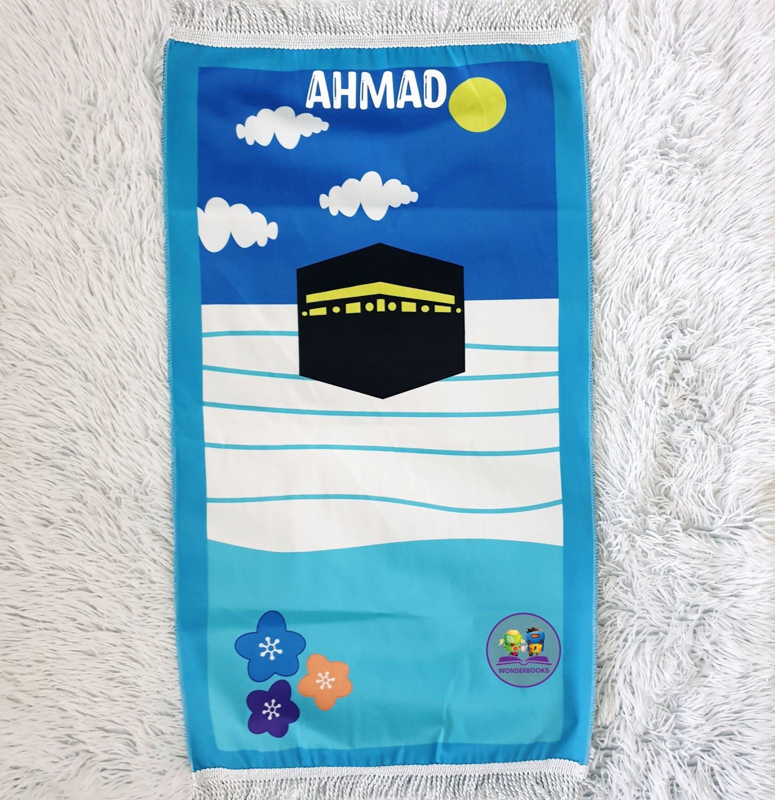 Personalised Kiddies Musallah: Blue Kaba