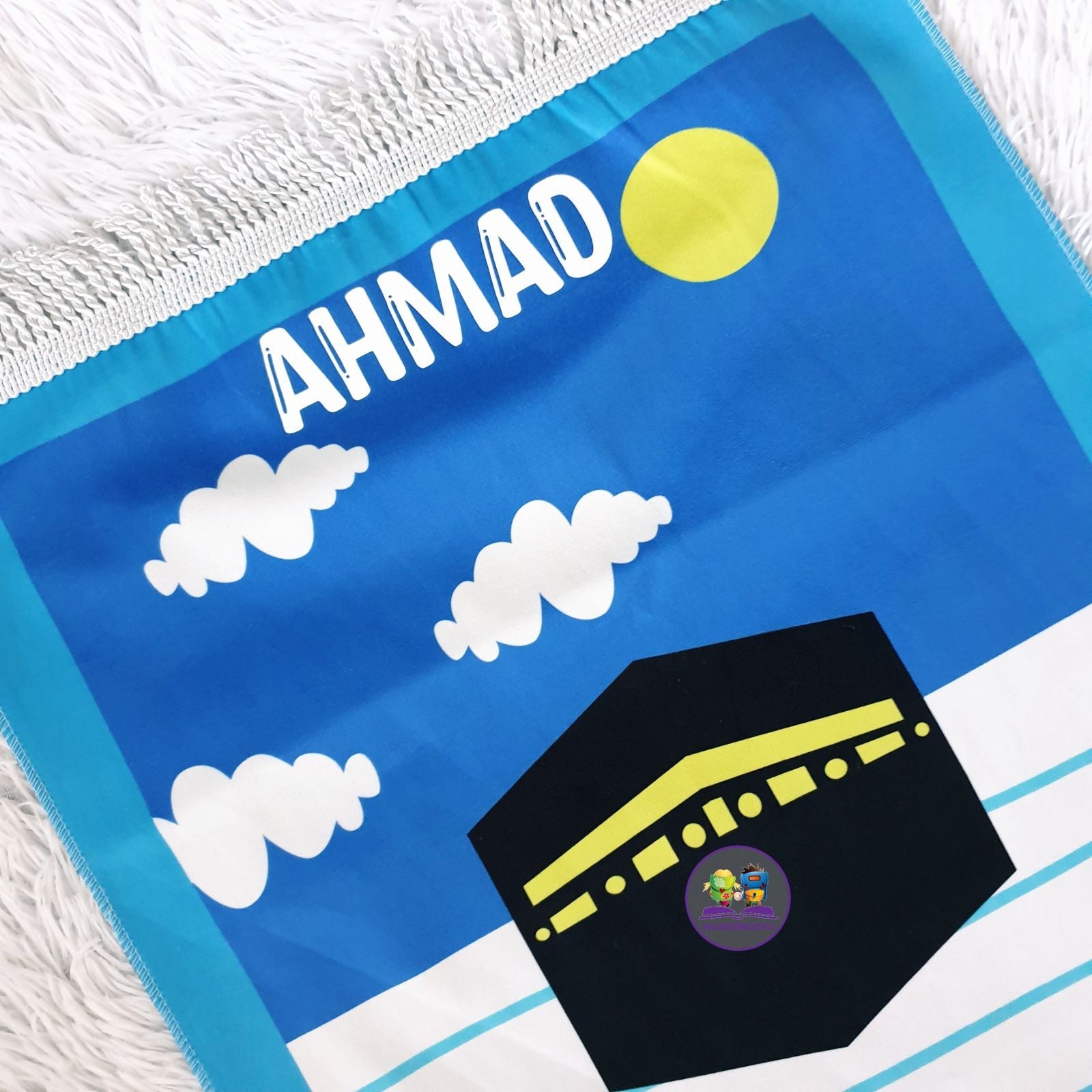 Personalised Kiddies Musallah: Blue Kaba