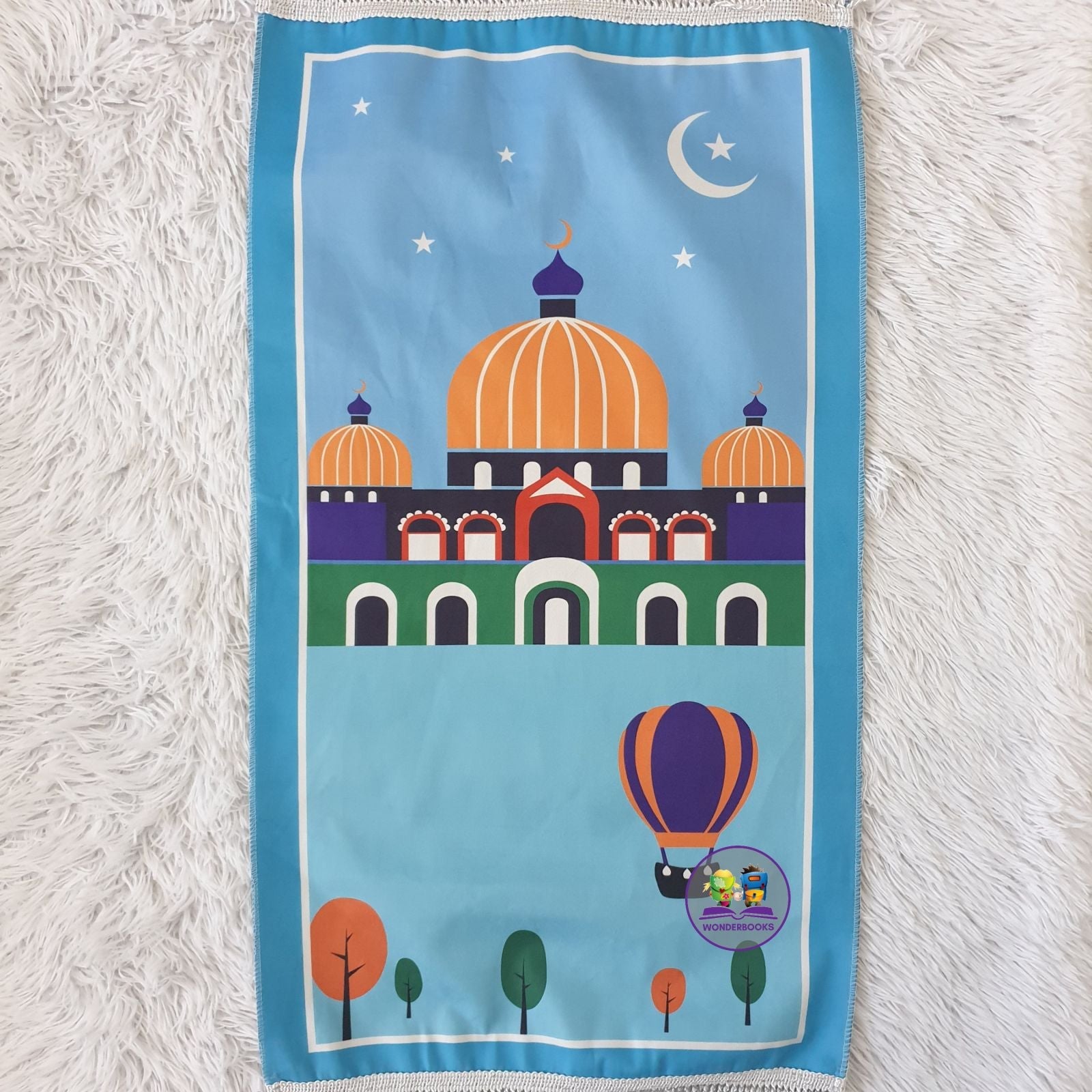 Personalised Musallahs - Blue Hot Air Balloon