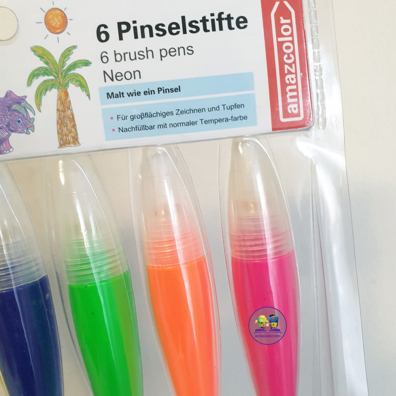 Squeeze and Paint: Set of 6 Neons