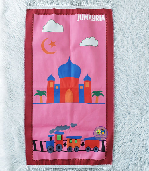 Kiddies Personalised Musallahs: Red Train