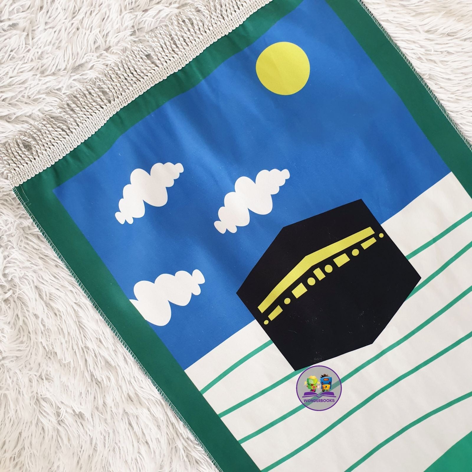 Kiddies Personalised Musallahs: Green Ka'ba