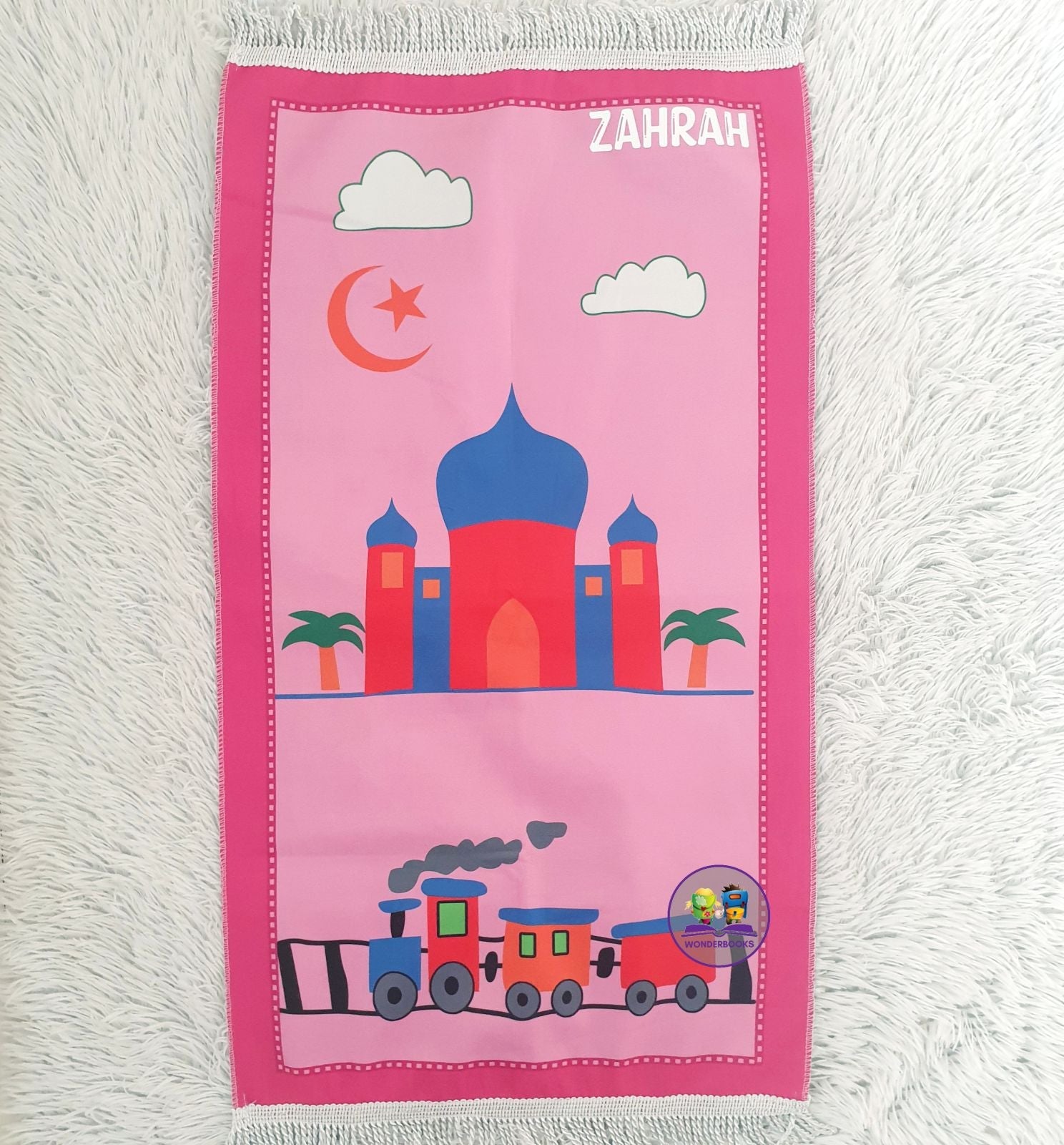 Personalised Musallahs: Pink Train