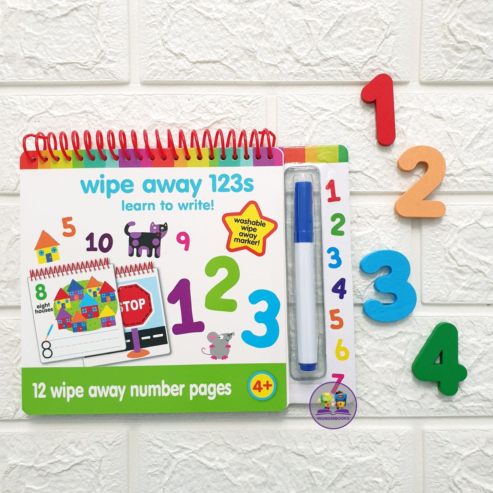 Wipe Away: Learn to Write 123s