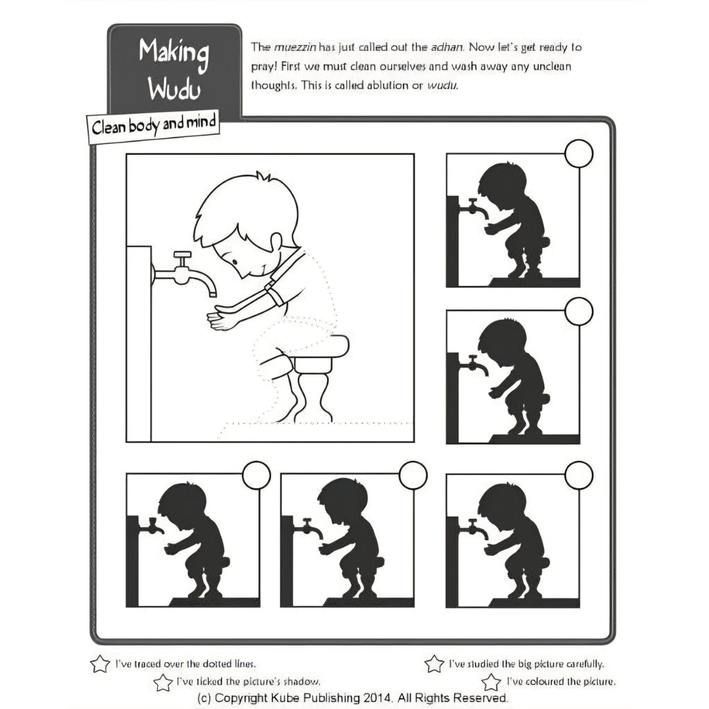 All About Prayer (Salah) Fun Sticker Activity Book