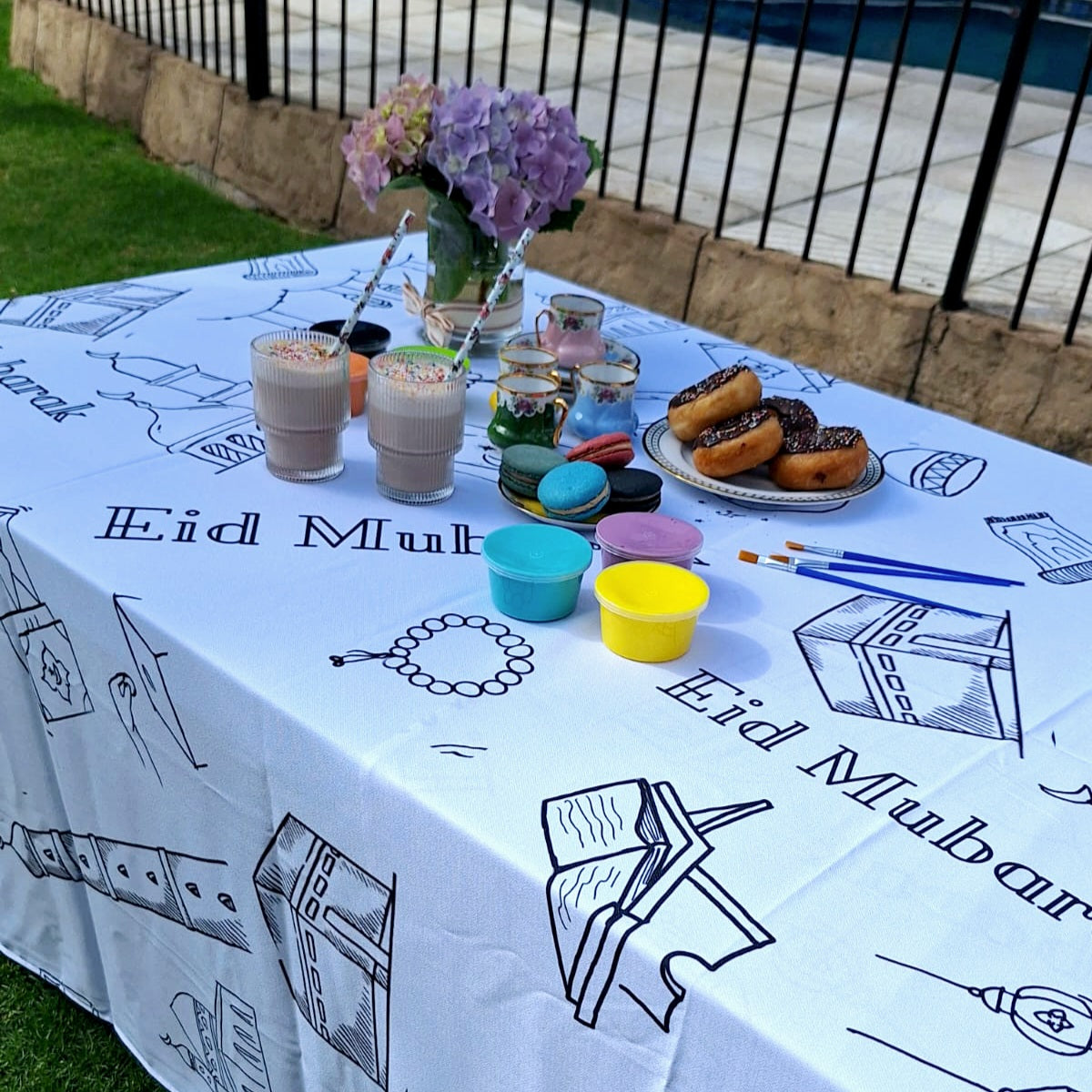 DIY Eid Doodle Tablecloth: Limited Edition