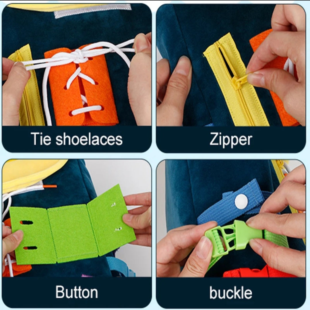 Sensory Play Backpack: Practical Life Skills