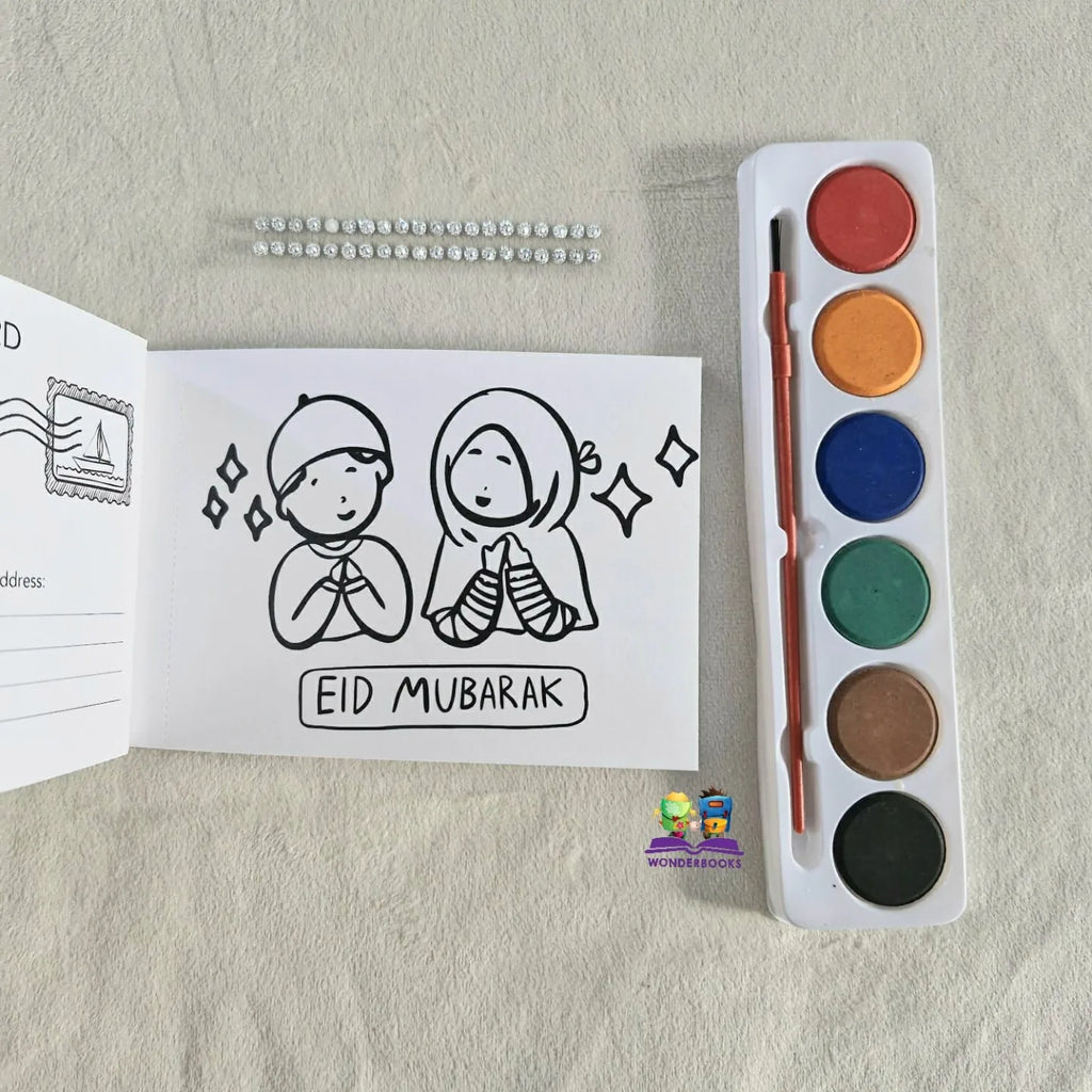 Paint your own Eid Postcards
