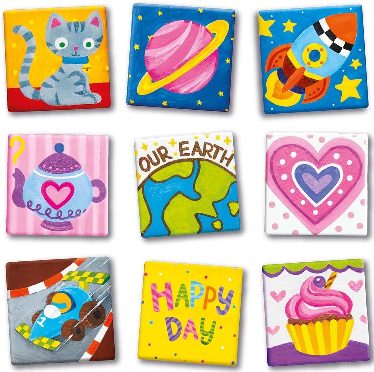 Tile Art Fridge Magnets