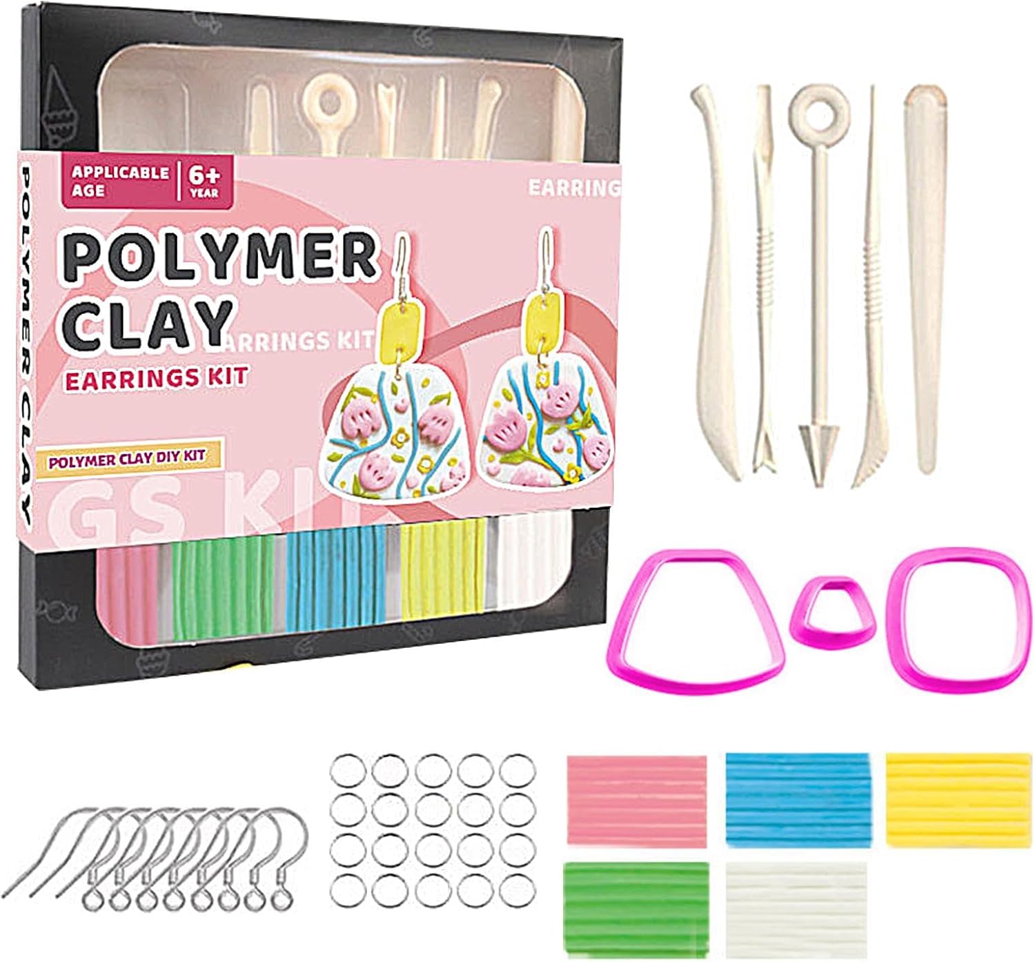 Polymer Clay Earrings Kit
