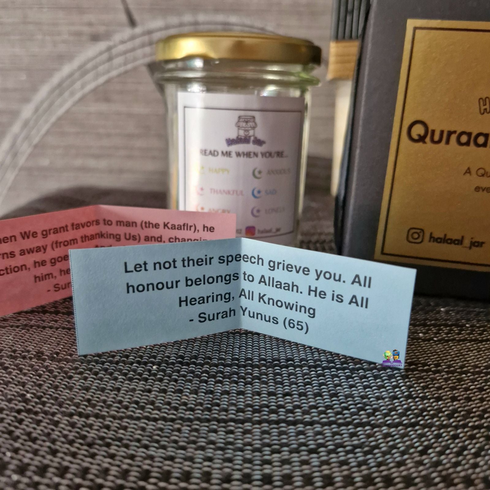 Quraan Verse Jar: A Quraan Verse for every emotion