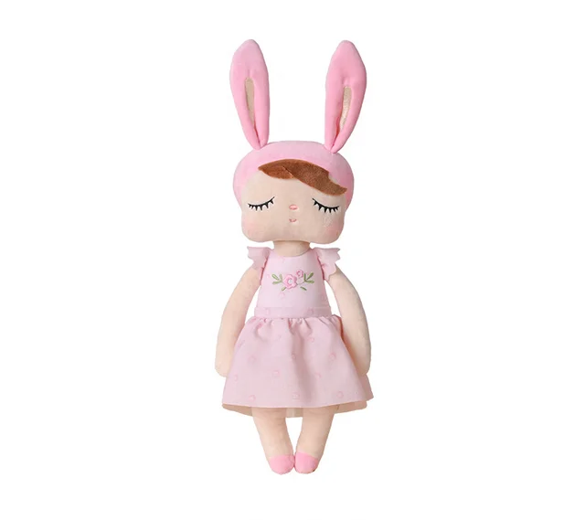 Metoo Soft Plush Doll: Pink Blossom