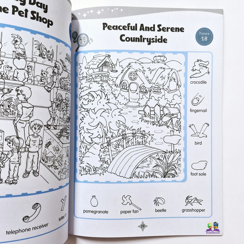 Stimulating Brain Teasers: Let's Find the Pictures Book 2