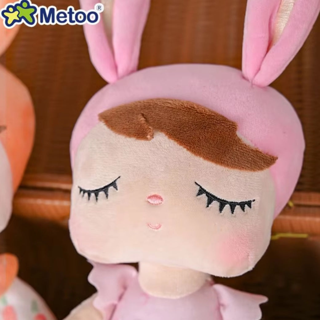 Metoo Soft Plush Doll: Pink Blossom