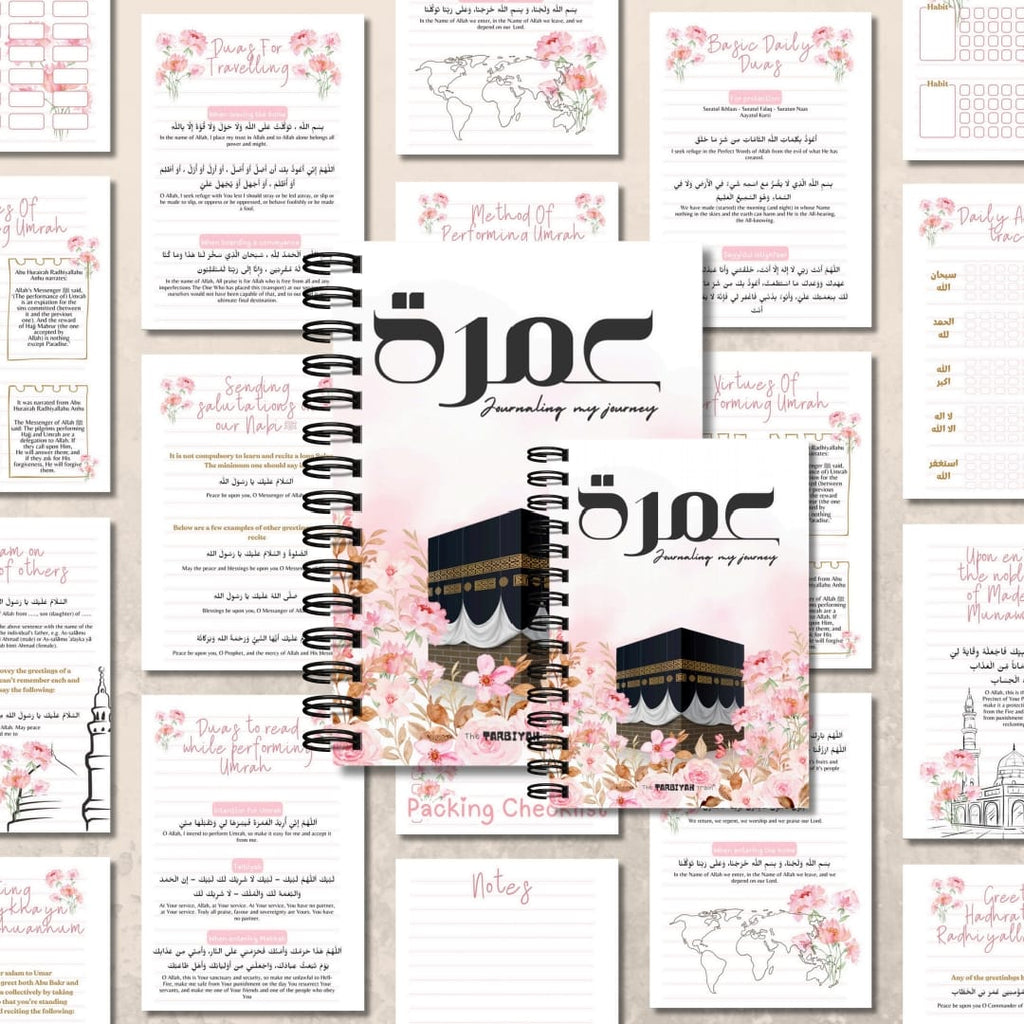 Umrah Journal A5 Floral: Journaling my Journey