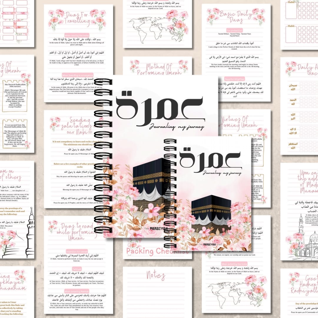 Umrah Journal A5 Floral: Journaling my Journey