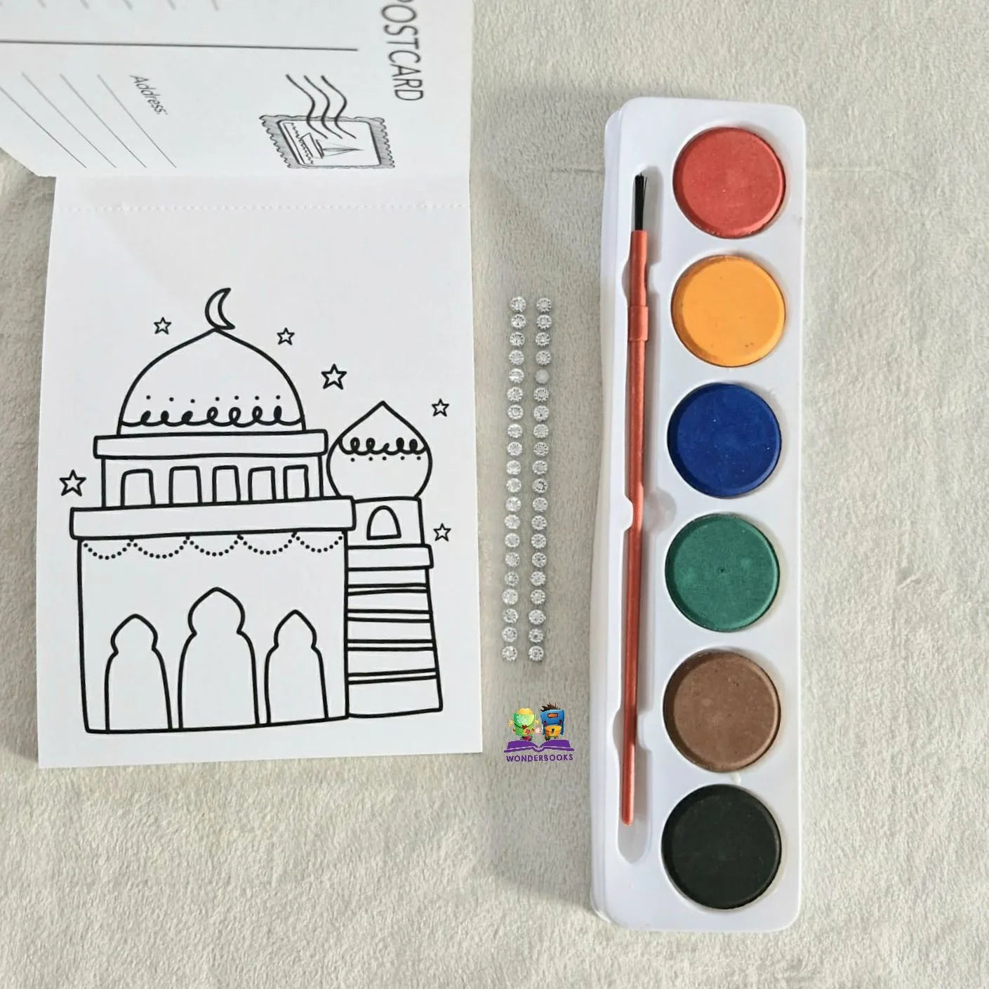 Paint your own Eid Postcards