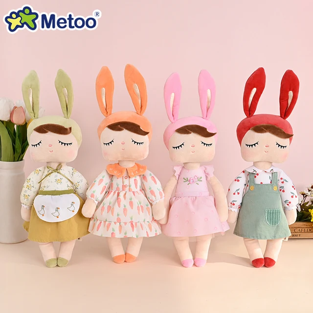 Metoo Soft Plush Doll: Pink Blossom