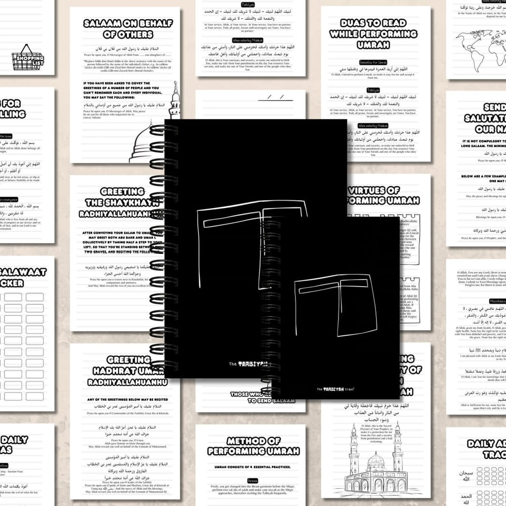 Umrah Journal A5 Black: Journaling my Journey