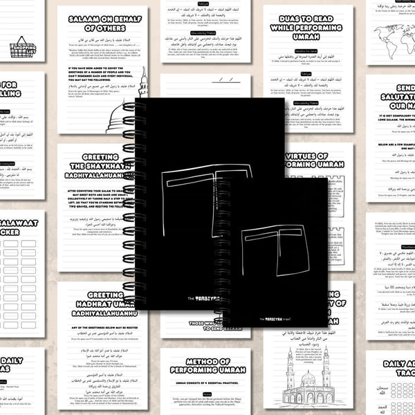Umrah Journal A5 Black: Journaling my Journey