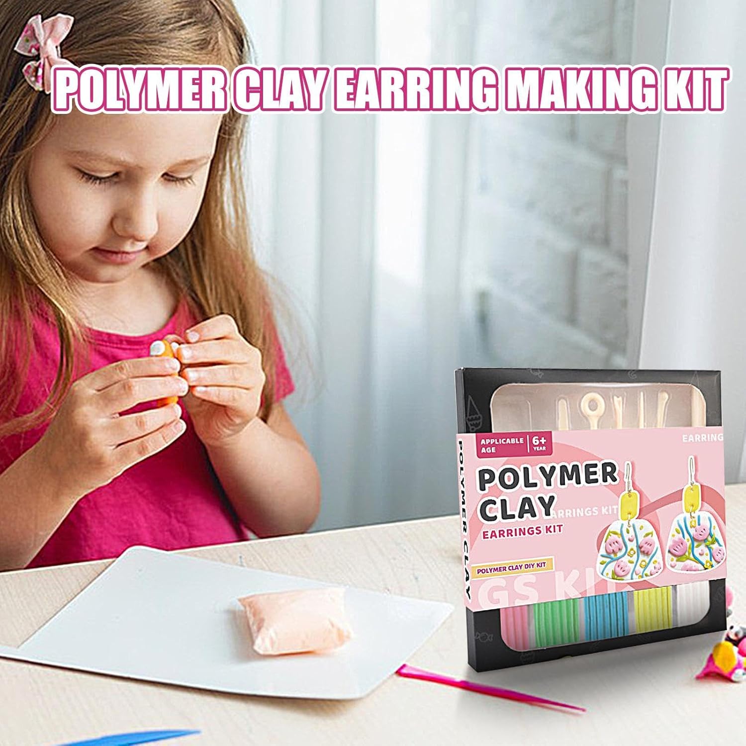 Polymer Clay Earrings Kit