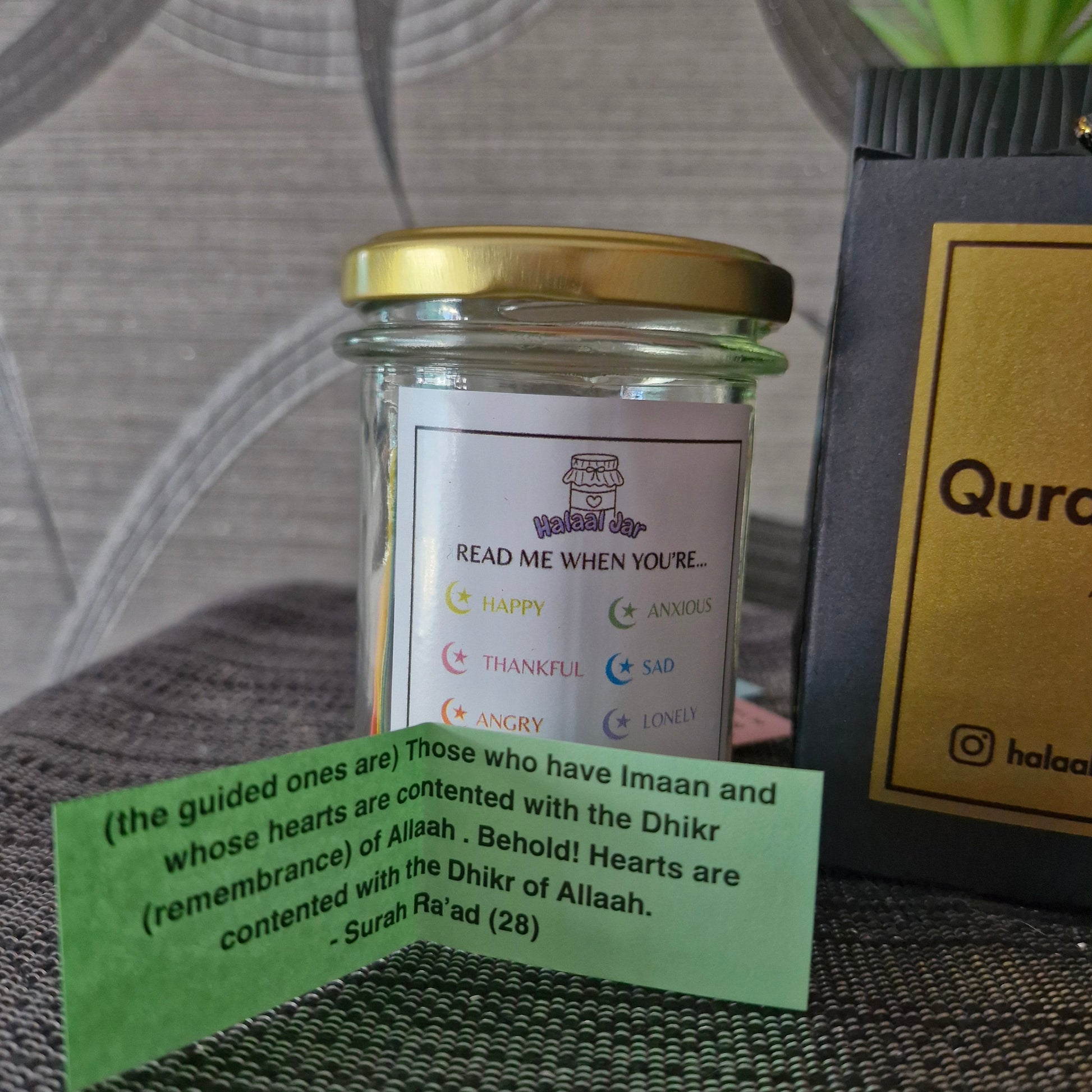 Quraan Verse Jar: A Quraan Verse for every emotion