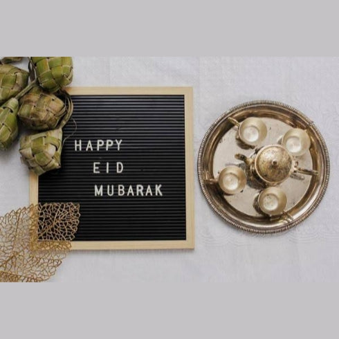 Classic Black Letterboard Set