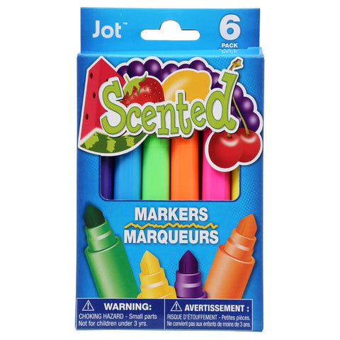 Novelty Scented Markers: Set of 6