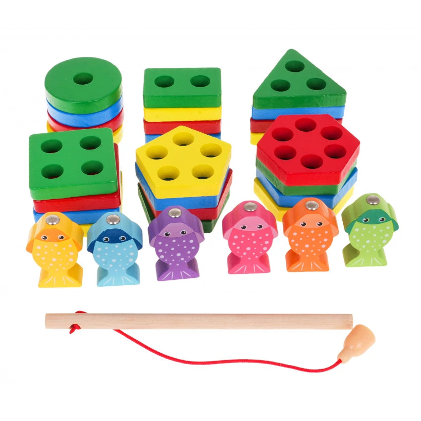 2 in 1 Fishing Game & Shape Sorter