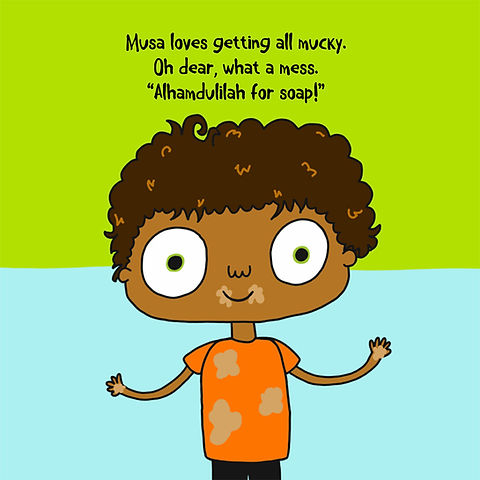 Musa & Friends: Say Alhumdullilah Board Book